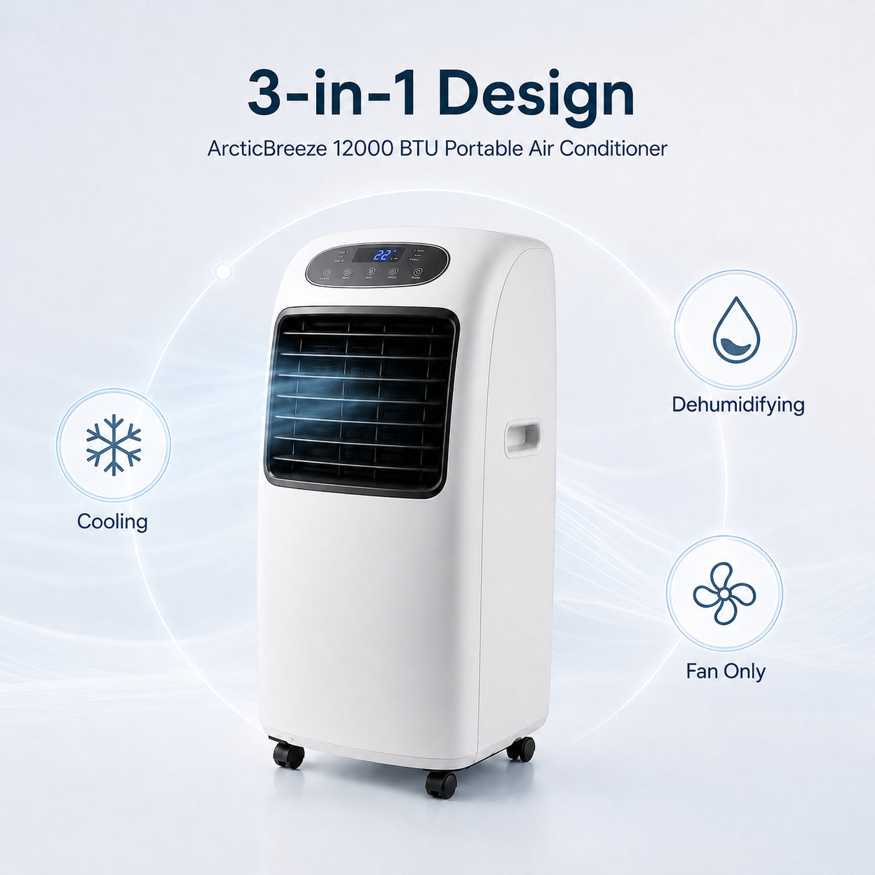 ArcticBreeze 12000 BTU Portable Air Conditioner - Detail 2