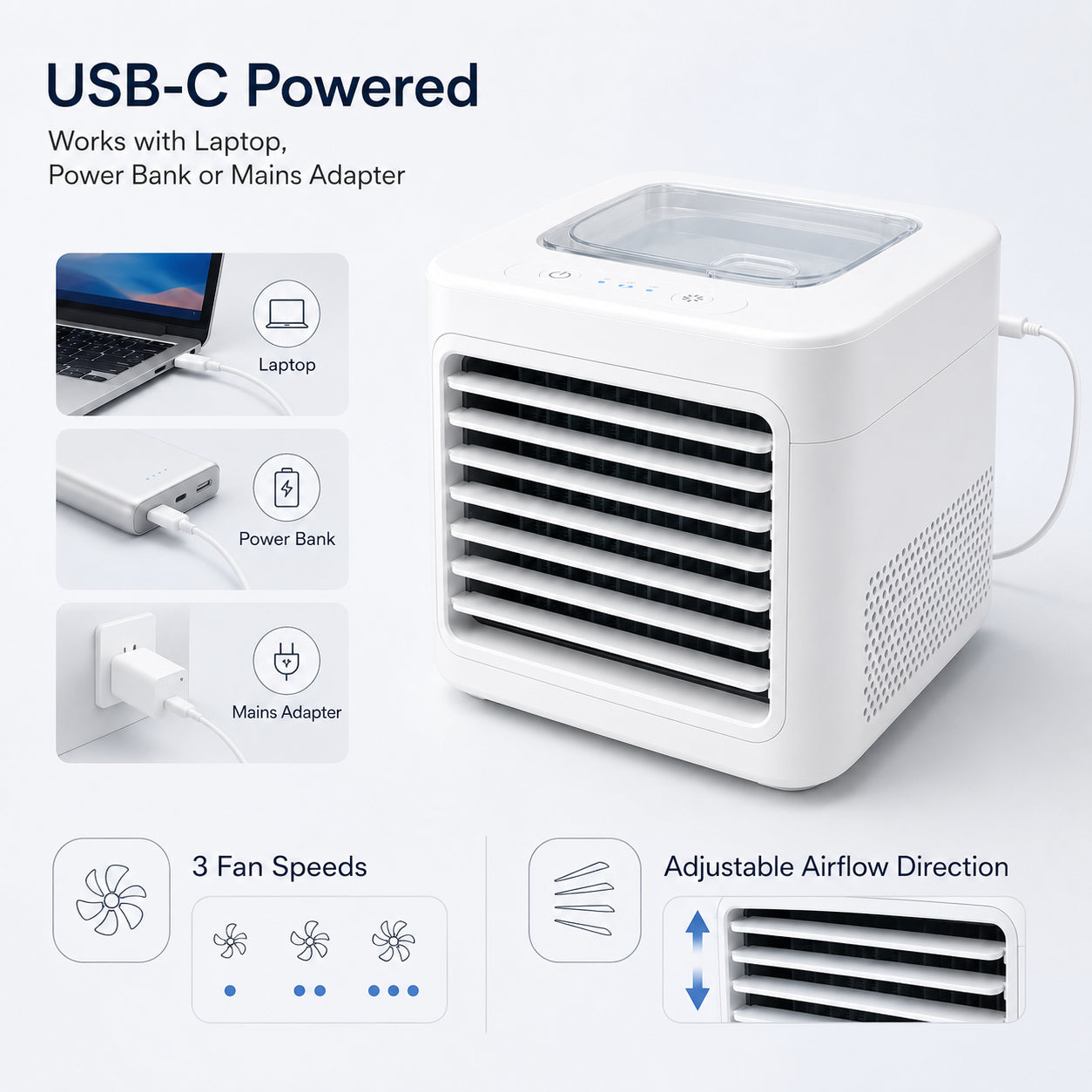 CoolBreeze Desktop Personal Cooler - Detail 3